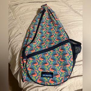 Kavu Paxton Flamingo Sling backpack